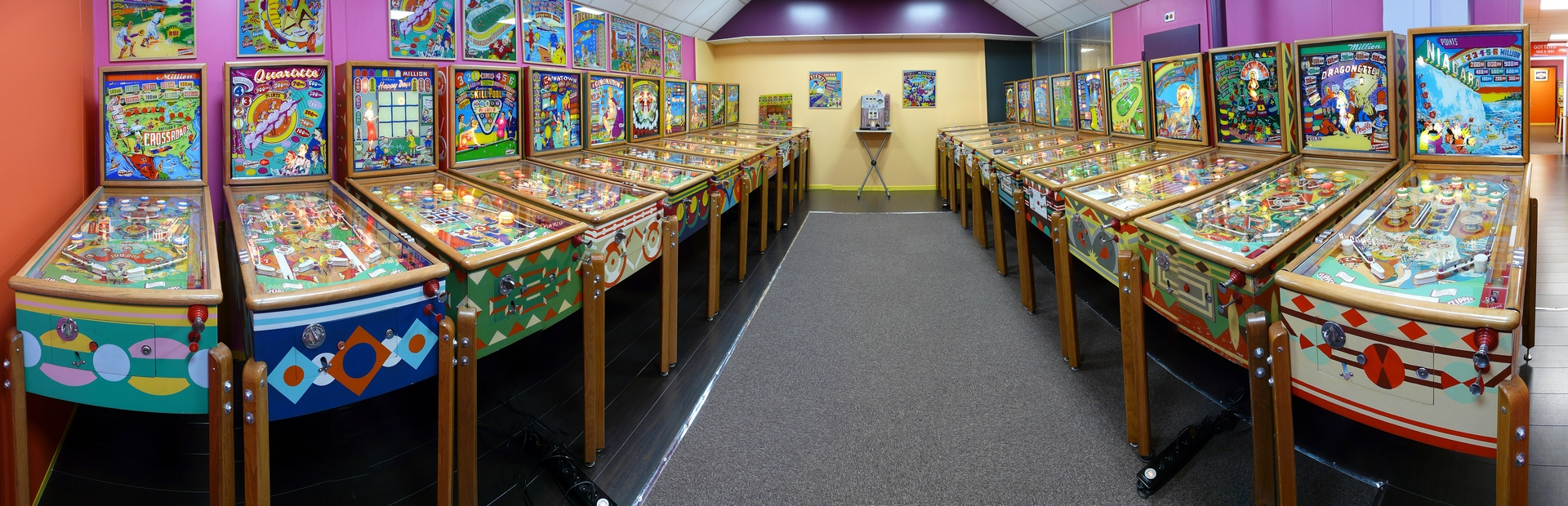 Pinball Museum In Colors